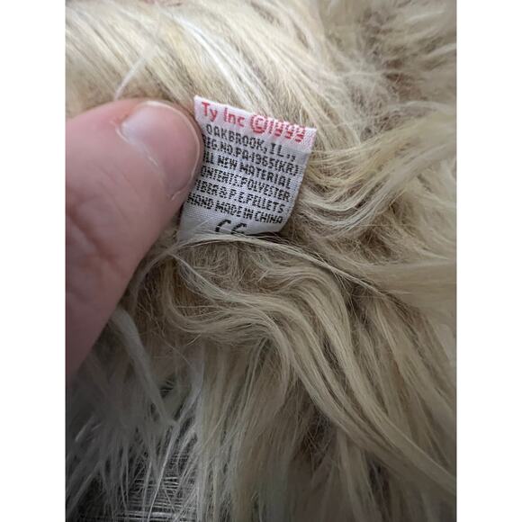 Vintage 1999 TY Beanie Buddy Duster The Dog  13” Plush‎ - Picture 7 of 7